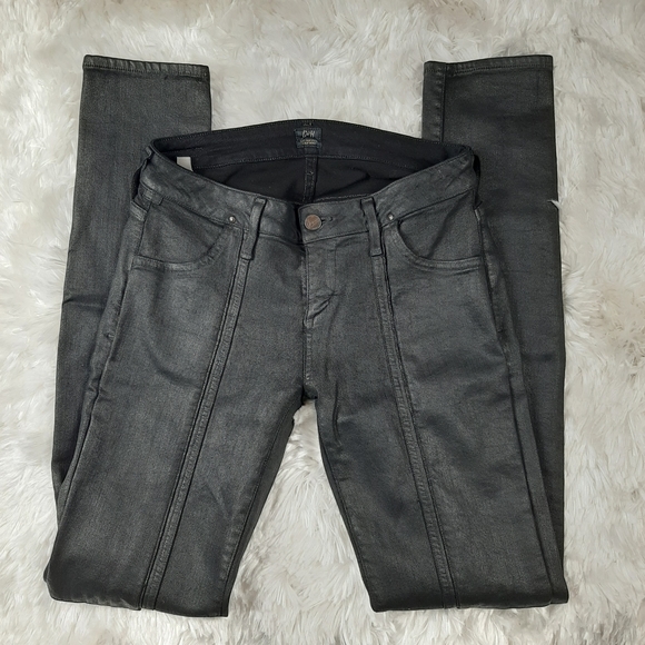 Citizens of Humanity Wax Coated Logan Moto Jeans - Picture 5 of 12